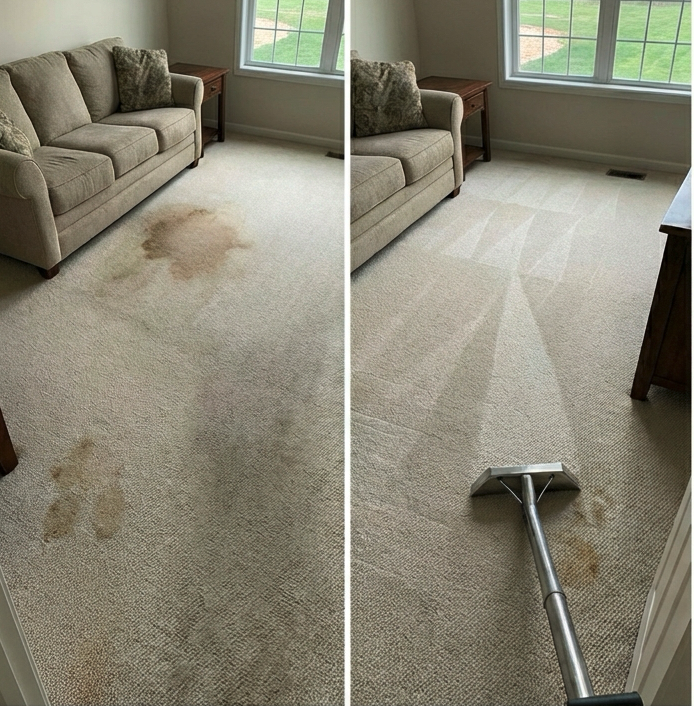 Carpet after cleaning
